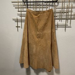 Vintage Aline Suede Skirt