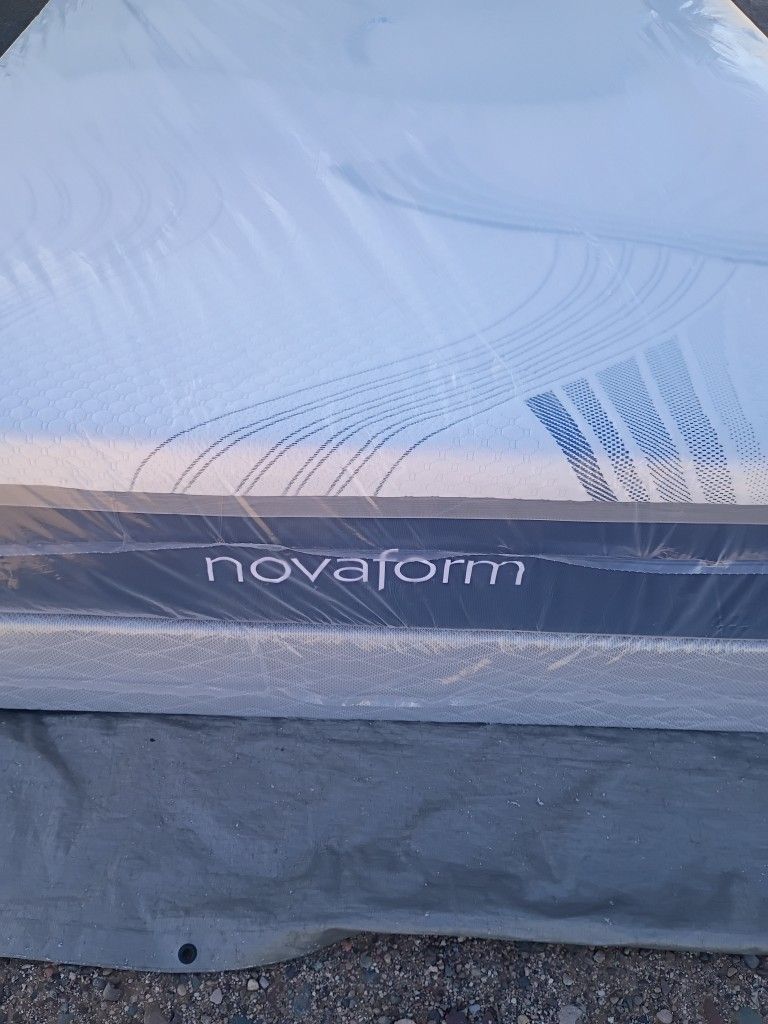 Brand New King Size Memory Foam Mattress Included Box Spring Free Delivery