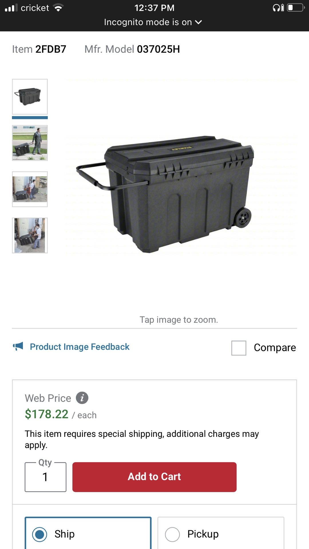 Stanley Big Roll Tool Box