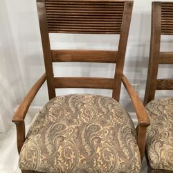 Six (6) Mahogany Chairs 4/2 Asking $600. Price Reduced For A Quick Sale…