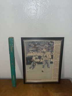 Dallas Cowboys Rafferty & Dorset Magazine Print Ad Frame 