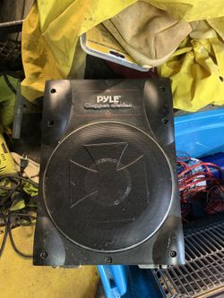 Amp with a 8inch car speaker