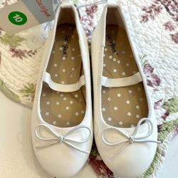 NEW - Cat & Jack Kid/Toddler Girls Dress Shoes, Size 10