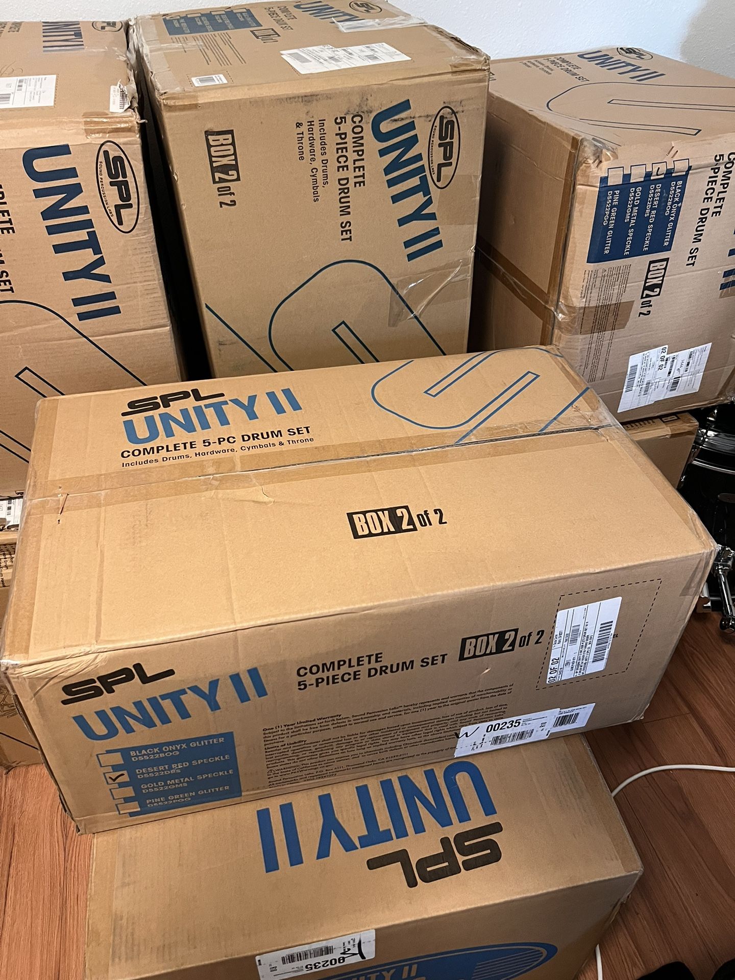 4 SPL Unity II Drum Sets.    Brand New In Boxes! 300$ Each OBO