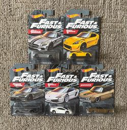 Hot Wheels Fast & Furious (2020) Walmart Set of 5