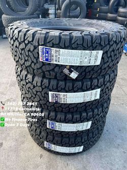 285/70R17 LT BFGoodrich KO2 New Set of Tires Installed and Balanced Set de Llantas Nuevas Instaladas y Balanceadas