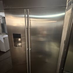 48” GE Monogram Built In Stainless Steel Refrigerator 