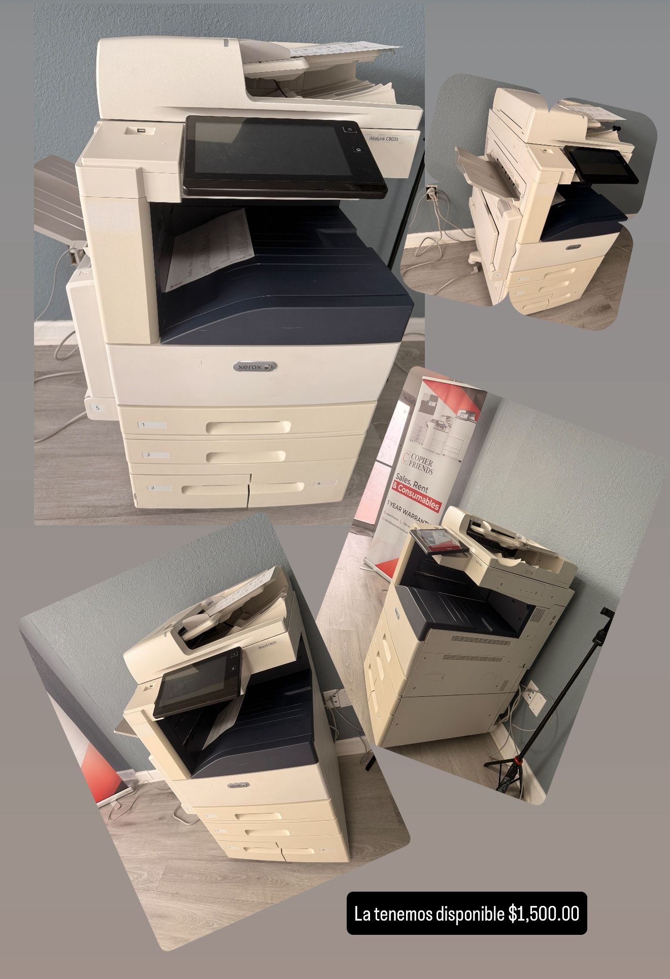 Office Printer Xerox Altalink C8035 Color Copier Machine Impresora.
