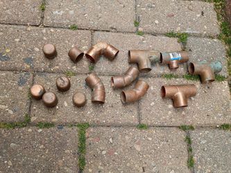 3/4 copper parts lot