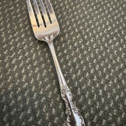 William Rogers Silver plated Meat Serving Fork