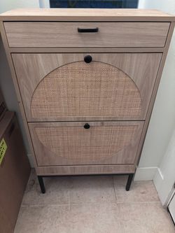Shoe Cabinet with Drawer