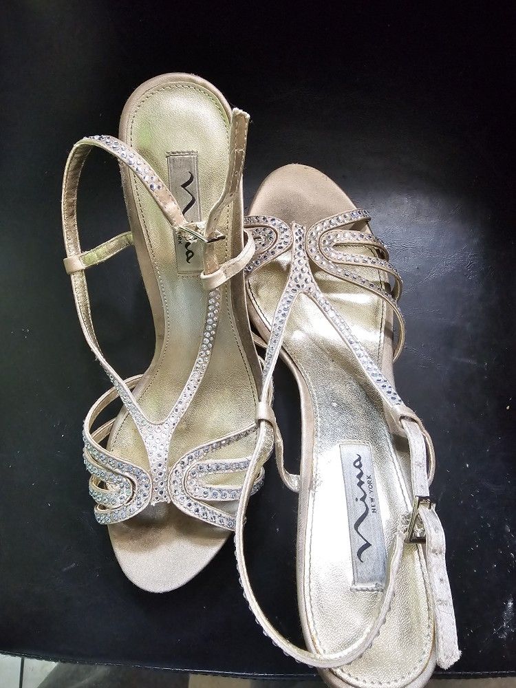 Shoes With Beautiful Crystals.