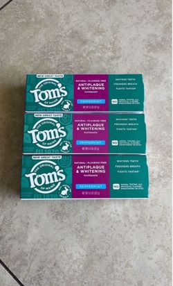 Tom’s Toothpaste