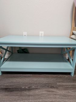 Cute baby blue coffee table