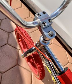Moyeu Avant BMX Old School Maillard – Rouge, 36 Trous, Hélicomatique, Années 80, NOS