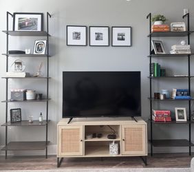Industrial Wall Bookshelf – Set of 2 (85” Tall)