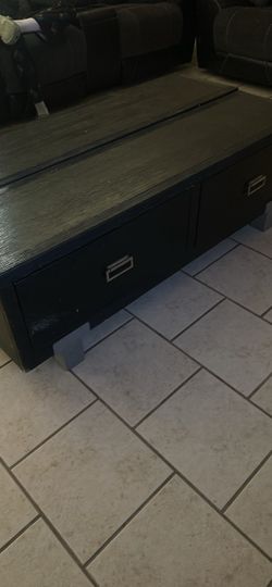 Black brown coffee table