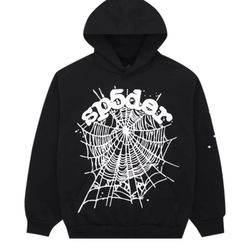 ALL SIZES!!  black And White Spider Hoodie