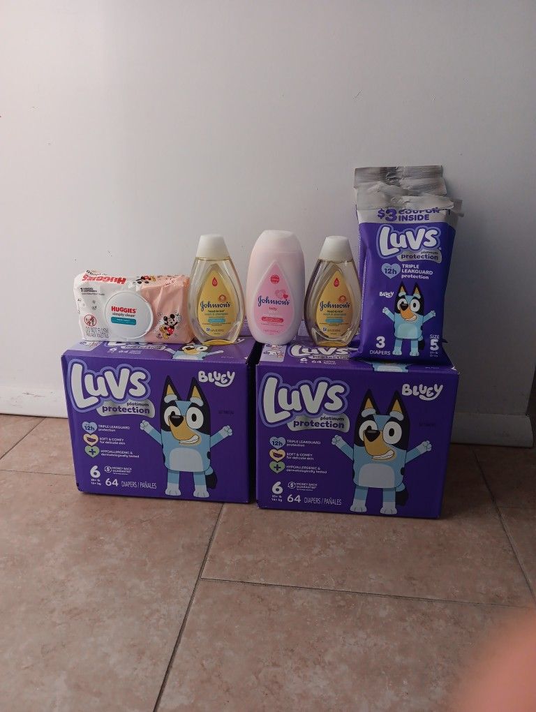 10 For $45 Luvs Diapers Wipes Bodywash