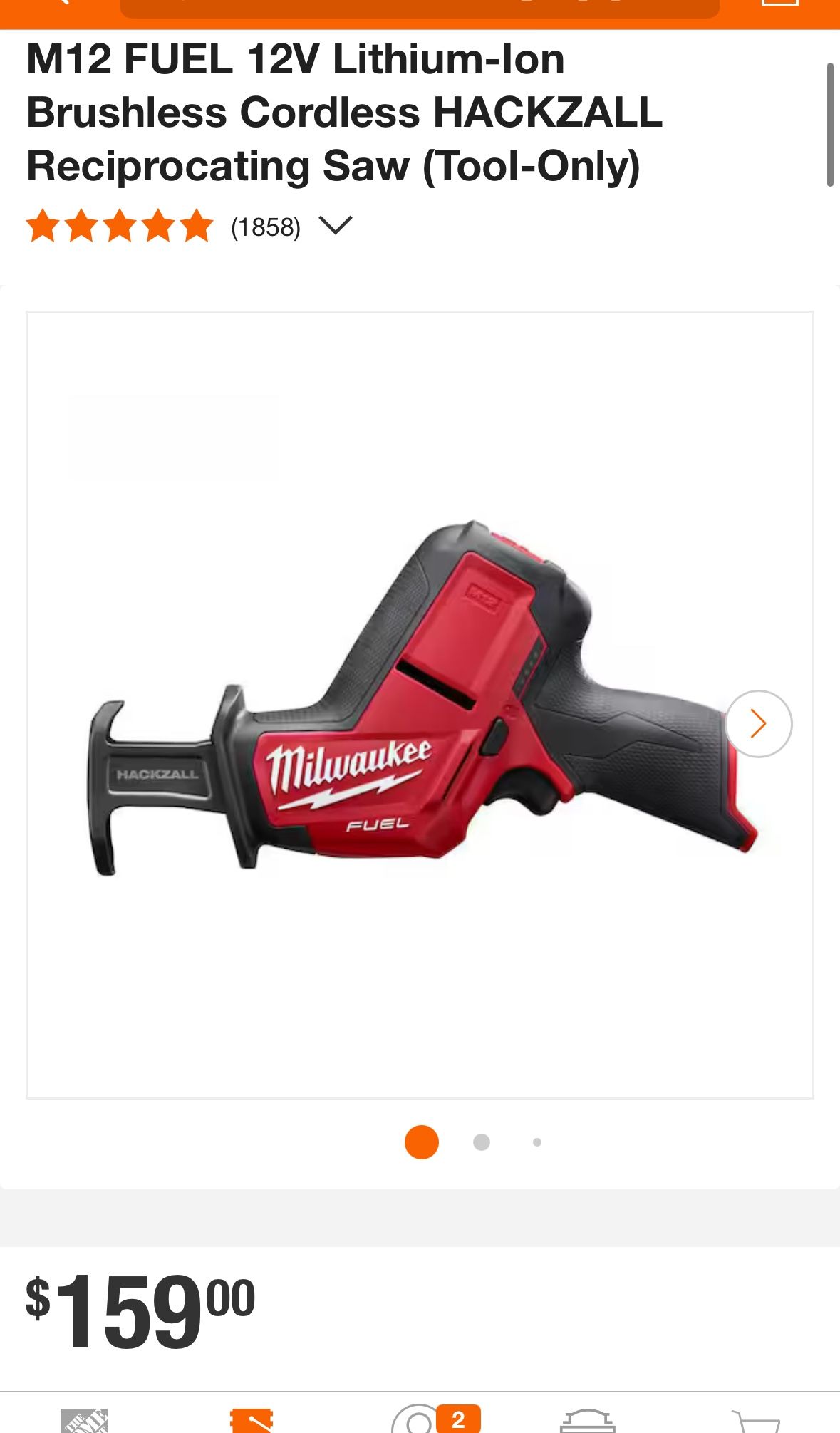 Milwaukee Sawzall