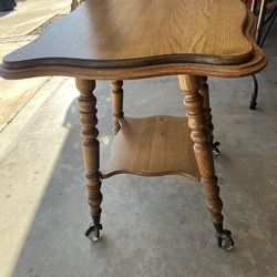 Oak Parlor Table
