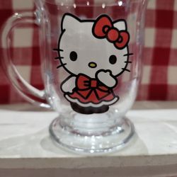 Hello Kitty Glass Mug