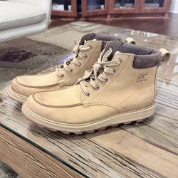 Sorel Madson™ Leather Moc Toe Boot Size 10