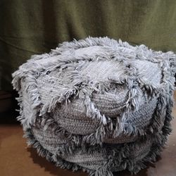 Boho  Fabric Pouf