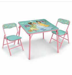 Disney Princess Kids Table and 2 Chairs Set