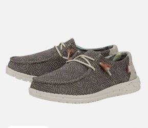 Hey Dude Women's Wendy Knit 2 Moccassin In Rock Slip On Loafers Shoes 8