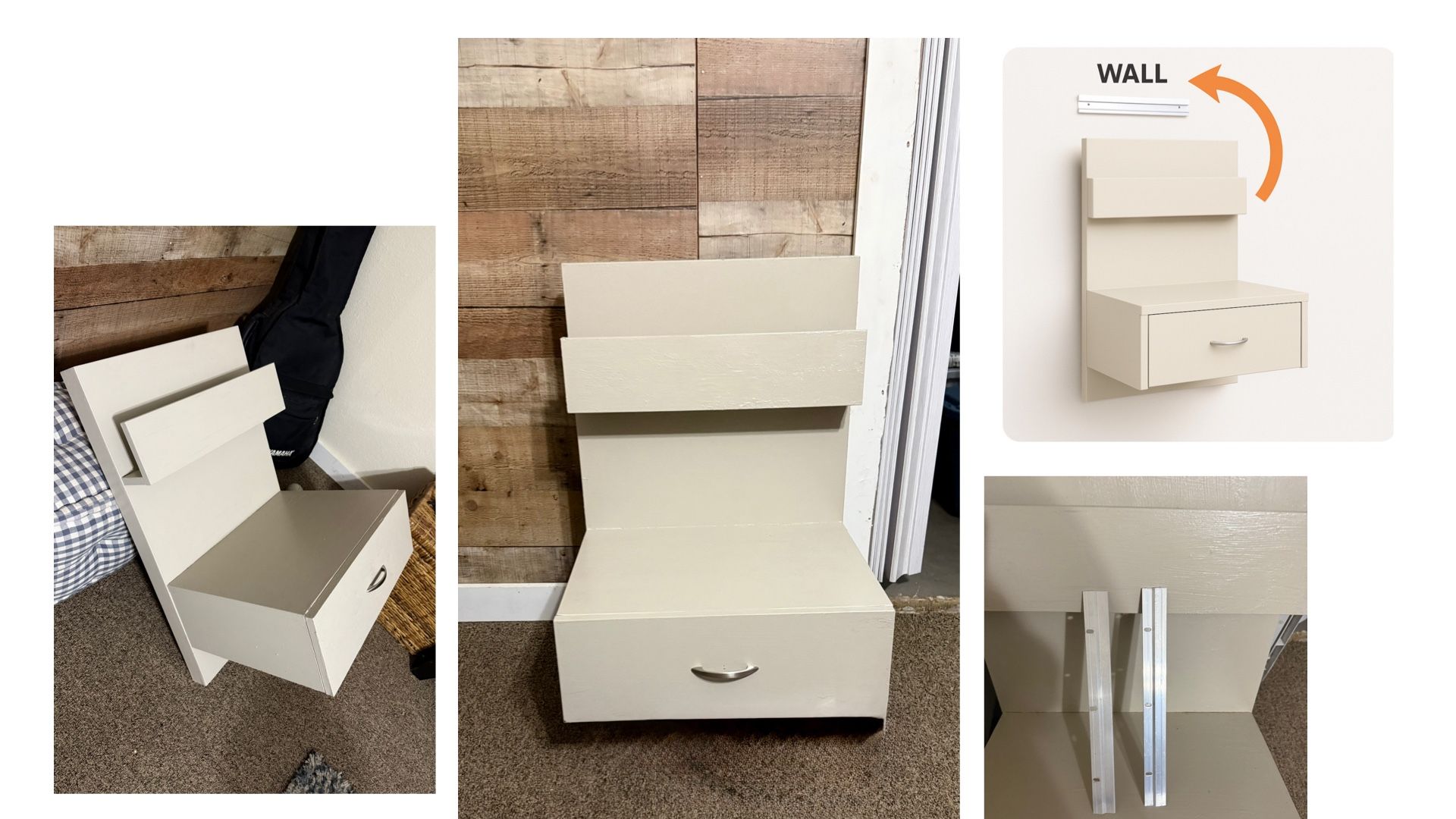 Wall Desk/ Nightstand