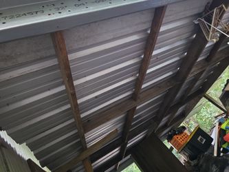 Sheetmetal shed material