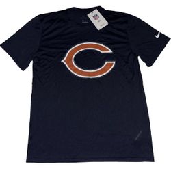 Nike Dri Fit Chicago Bears T Shirt Mens Medium New