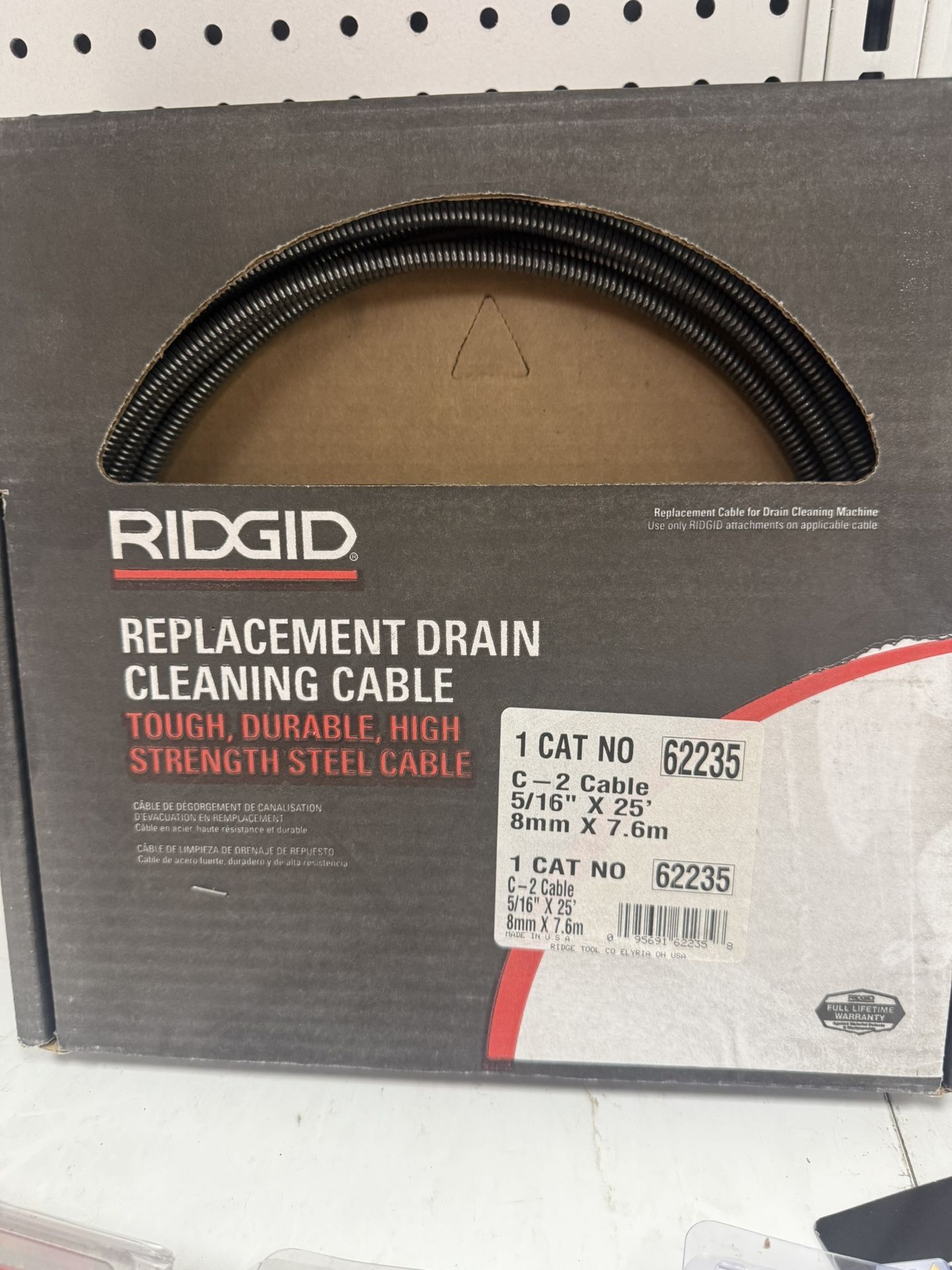Ridgid Drain Cleaning Cable Replacment