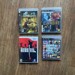 PlayStations 3 & Nintendo Wii Video Games