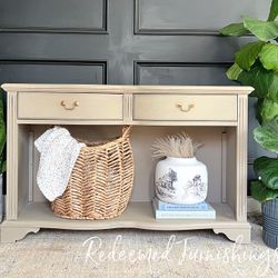 Neutral Console Table 