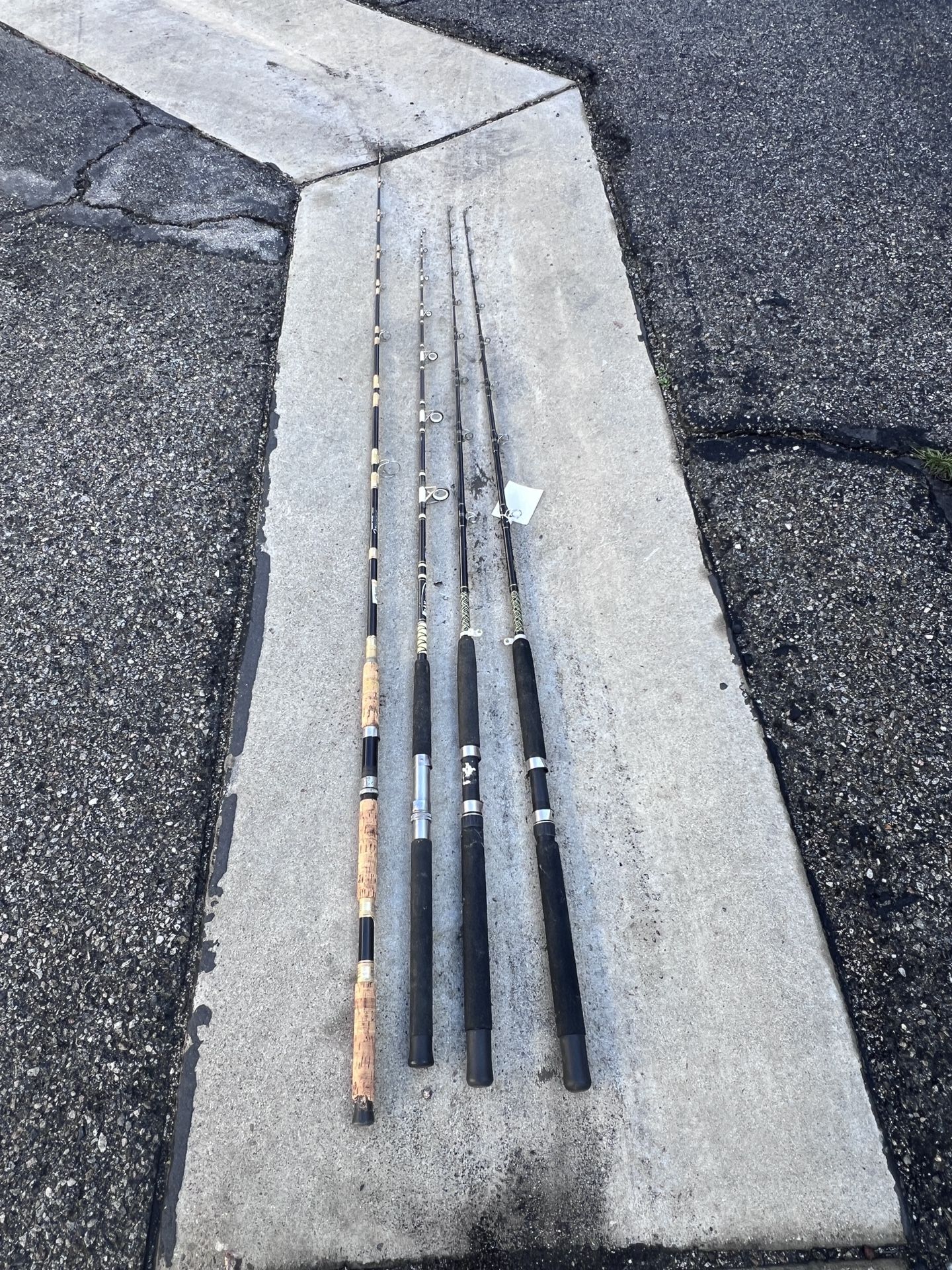 Deep Sea Fishing Rods (no Reels)