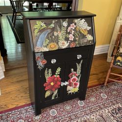 Small Secretary Desk/Cabinet