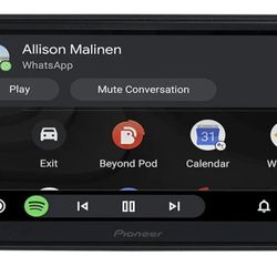 PIONEER CAR DMHWC5700NEX 6.8-inch Multimedia Digital Media Receiver with Wireless or Wired Apple CarPlay, Android Auto

