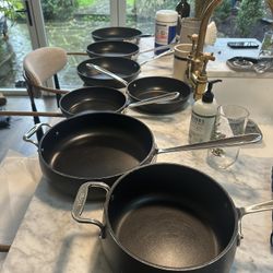 All Clad pots & Pans Set 