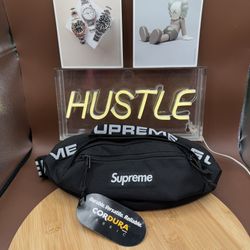 Supreme Field Cordura Waist Bag Black (SS18)