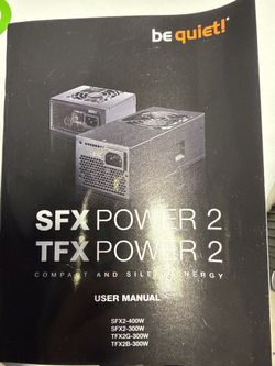 New be quiet! SFX2-300W Power Supply (80+ Bronze, Compact PSU)