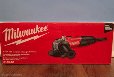 Milwaukee 4-1/2" Small Angle Grinder 6130-33