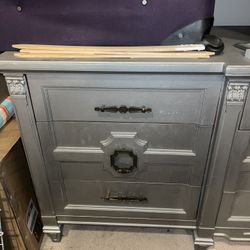 Antique Mirrors And Dresser 