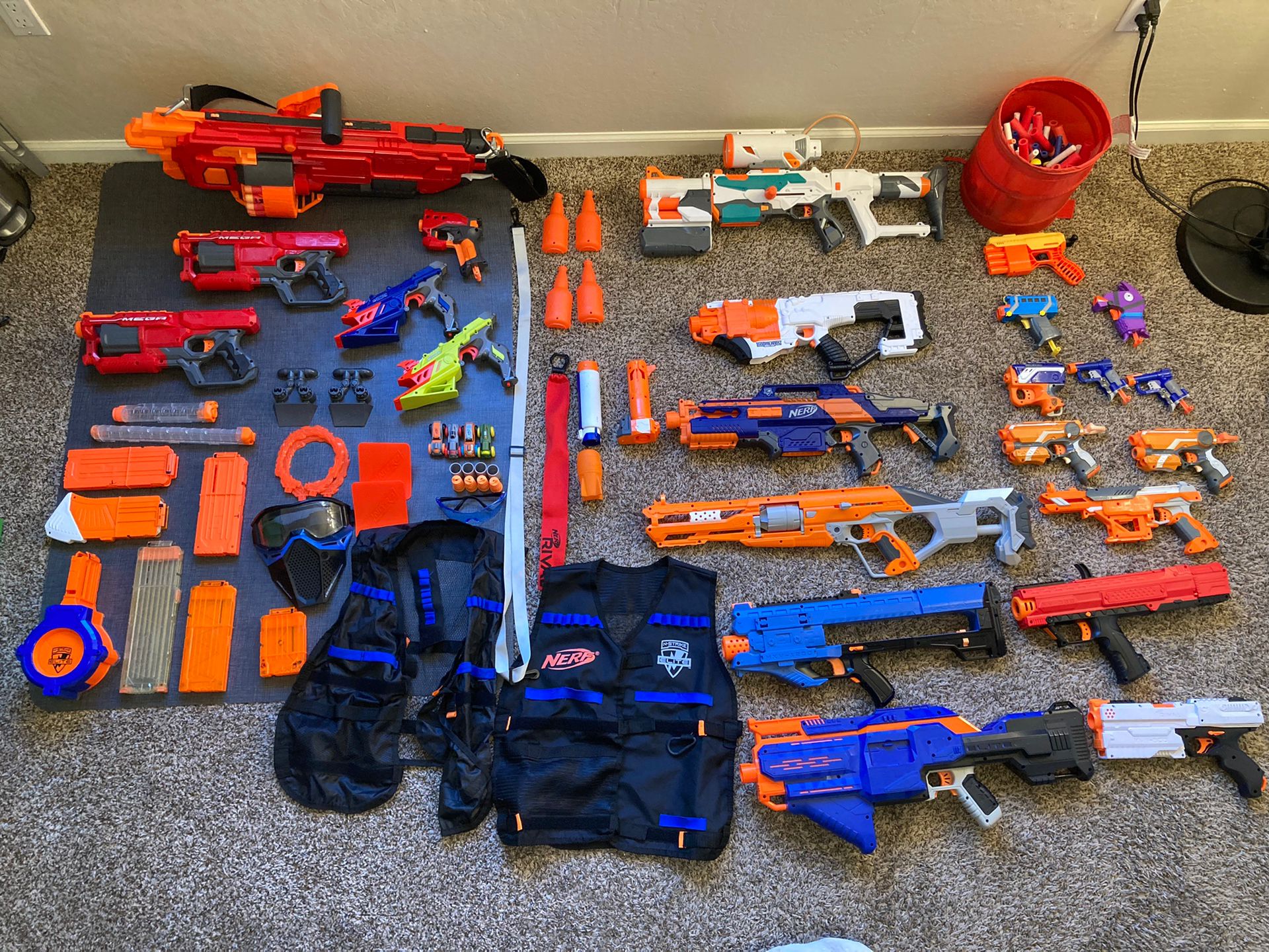 Assortment Of Nerf Guns (23 Total)