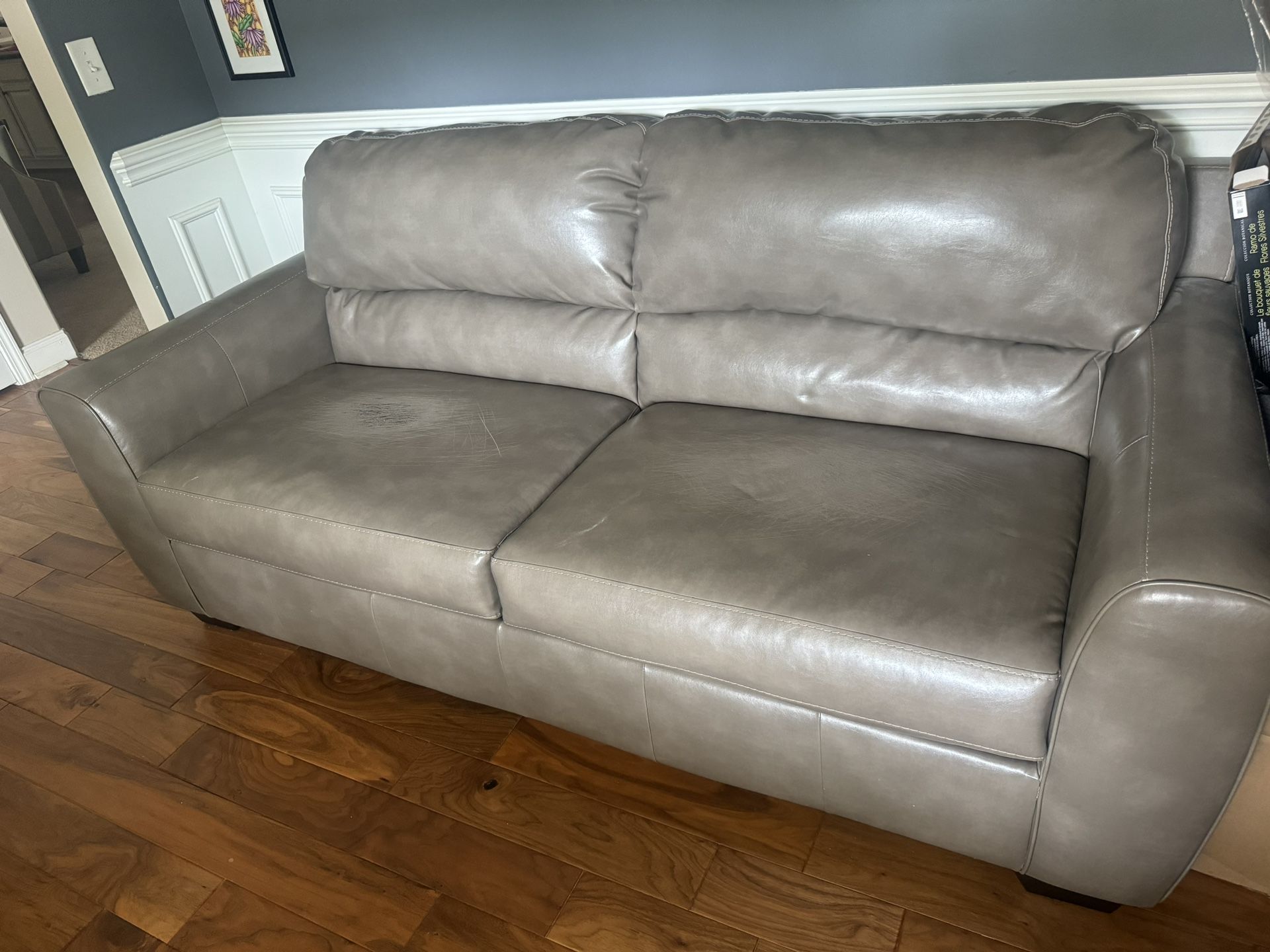 Grey Love Seat