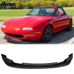 Fits 90-97 Mazda Miata GV Style Front Bumper Lip Chin PU Rough Textured Surface