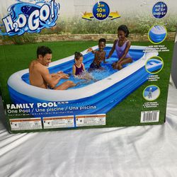 H2OGO! Rectangular 10' Inflatable Family Pool for Sale in Puyallup, WA -  OfferUp