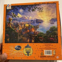 Disney PINOCCHIO WISHES UPON A STAR Thomas Kinkade Jigsaw Puzzle