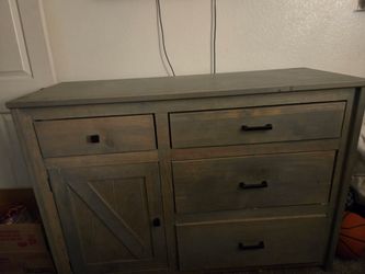Couch, loveseat, bed, set and chest table and 55 inch TV